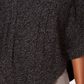 Karen Scott Women's Shawl Collar Poncho Black Size Small