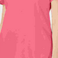 Karen Scott Women's Braided Neck Short Sleeve T-Shirt Top Pink Size Small