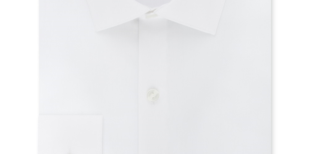 Kenneth Cole Reaction Men's Slim Fit Pride Dress Shirt White Size 16.5x34-35