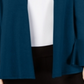 Alfani Women's Tie Sleeve Cardigan Teal Size Petite S
