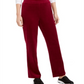 Karen Scott Women's Sport Velour Pants Purple Size Large