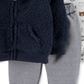 Carter's Boy's Ears Faux Sherpa Zip up Hoodie Set Blue Size 9M