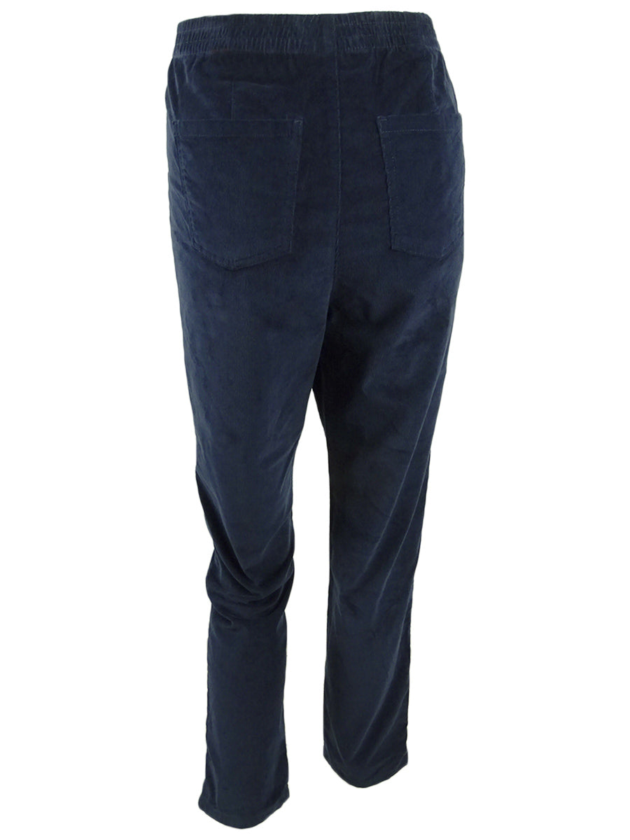 Karen Scott Women's Corduroy Pull on Pants Blue Size Petite XL