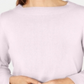 Karen Scott Women's Ribbed Printed Long Sleeve Crew Neck Blouse Top Pink Size Petite Small