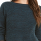 Style & Co Women's Crewneck Marled Sweater Green Size Large
