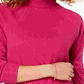 Karen Scott Women's Petite Luxsoft Turtleneck Sweater Purple Size Petite