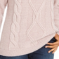 Charter Club Women's Cable Knit Sweater Pink Size Petite X-Large