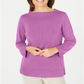 Karen Scott Women's Boatneck Sweater Raspeberry Size Petite XL