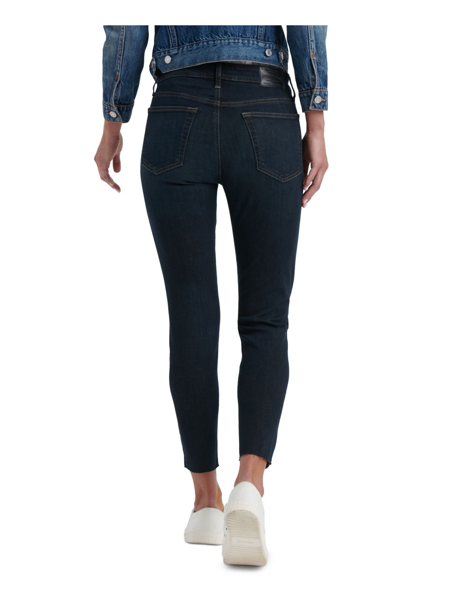 Lucky Brand Women's Zippered Straight Leg Jeans Black Size 6/28