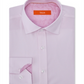 Tallia Men's Slim Fit Non Iron Performance Stretch Striped Dress Shirt Pink Size L