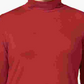 JM Collection Women's Red Solid Long Sleeve Turtle Neck Blouse Top Red Size 2X