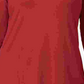 JM Collection Women's Red Solid Long Sleeve Turtle Neck Blouse Top Red Size 2X