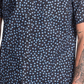 Quiksilver Men's Fry Floral Print Collared Button Down Shirt Black Size Medium