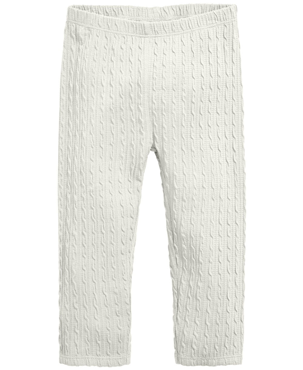 First Impressions Kid's Toddler Girls Textured Leggings White Size 4T