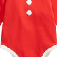 First Impressions Kid's Baby Girls Mrs. Claus Bodysuit Red Size 6-9