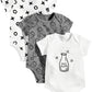 First Impressions Kid's 3 Pk. Xo Milk Cotton Bodysuits Baby Boys & Girls White Size 6-9