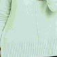Style & Co Women's Textured Ribbed 3/4 Sleeve Crew Neck Sweater Green Size Petite Small