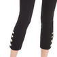 Alfani Women's Button Trim Pants Black Size 6 Petite