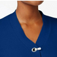 Karen Scott Women's Cotton Toggle Henley Sweater Blue Size Petite S