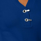 Karen Scott Women's Cotton Toggle Henley Sweater Blue Size Petite S