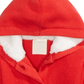 First Impressions Boy's Hooded Sweater With Faux Sherpa Lining Red Size 6