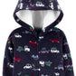 Carter's Baby Boy's Holiday Print Fleece Cover Navy Size 18 M