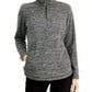 Karen Scott Women's Sweater Medium Fleece Pullover Gray Size Medium