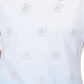 Karen Scott Women's Daisy Shine Scoop Neck Top Blue Size Small