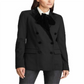 Ralph Lauren Women's Velvet Trim Ponte Blazer Black Size 2 Petite