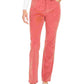 Charter Club Women's Lexington Corduroy Tummy-Control Pants Pink Size 14