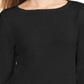Style & Co Women's Ruffle Hem Tunic Sweater Black Size Petite XL