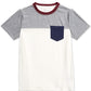 Epic Threads Big Boy's Colorblocked T-Shirt Beige khaki Size Medium