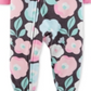 Carter's Baby Girl's Floral Fleece Footed Pajamas Grey Size 18MOS