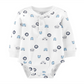 Carter's Baby Boy's Character Print Cotton Henley Bodysuit White Size 9MOS