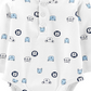 Carter's Baby Boy's Character Print Cotton Henley Bodysuit White Size 9MOS