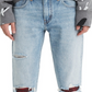Levi's Men's 512 Slim Taper Fit Ripped Jeans Blue Size 31X32