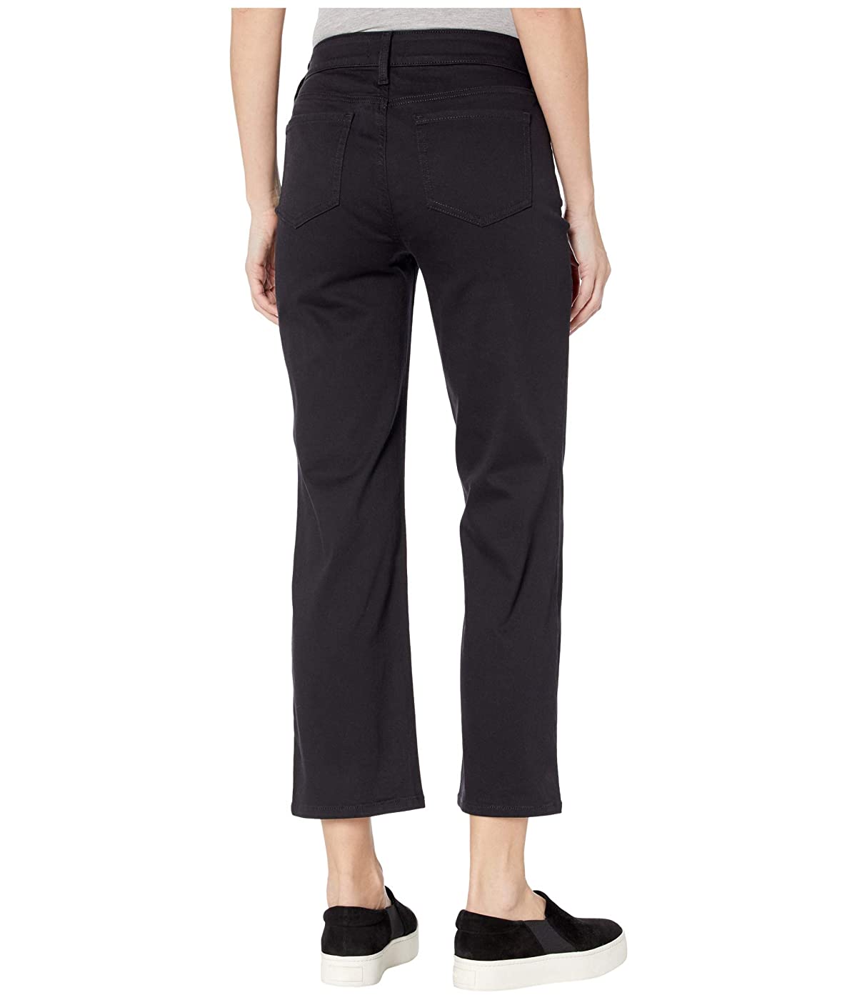 NYDJ Womens Straight Jeans Size 2 Black Lift & Tuck Denim Classic
