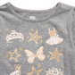 Epic Threads Toddler Girl's Ballet Crown T-Shirt Gray Size 3T