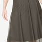 Alfani Women's Pull-on a-Line MIDI Skirt Green Size X-Large