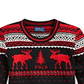 Ralph Lauren Little Boy's Reindeer Wool Blend Sweater Black Size 6
