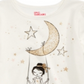 Epic Threads Little Girl's Moon Print T-Shirt White Size 5