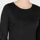 Charter Club Women's Cotton Lace-Trim Top  Black Size Small