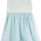 Speechless Big Girl's Plus Embroidered High Low Dress Blue Size 16