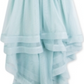 Speechless Big Girl's Plus Embroidered High Low Dress Blue Size 16