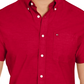 Tommy Hilfiger Men's Wainwright Custom-Fit Solid Shirt Red Size X-Large