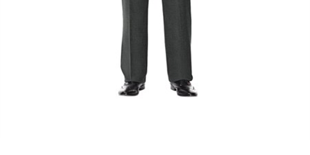 Haggar Men's Classic Fit Suit Separate Pants Gray Size -36W 30L