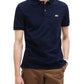 Lacoste Men's Collar Short Sleeves Polo Shirt Blue Size 9