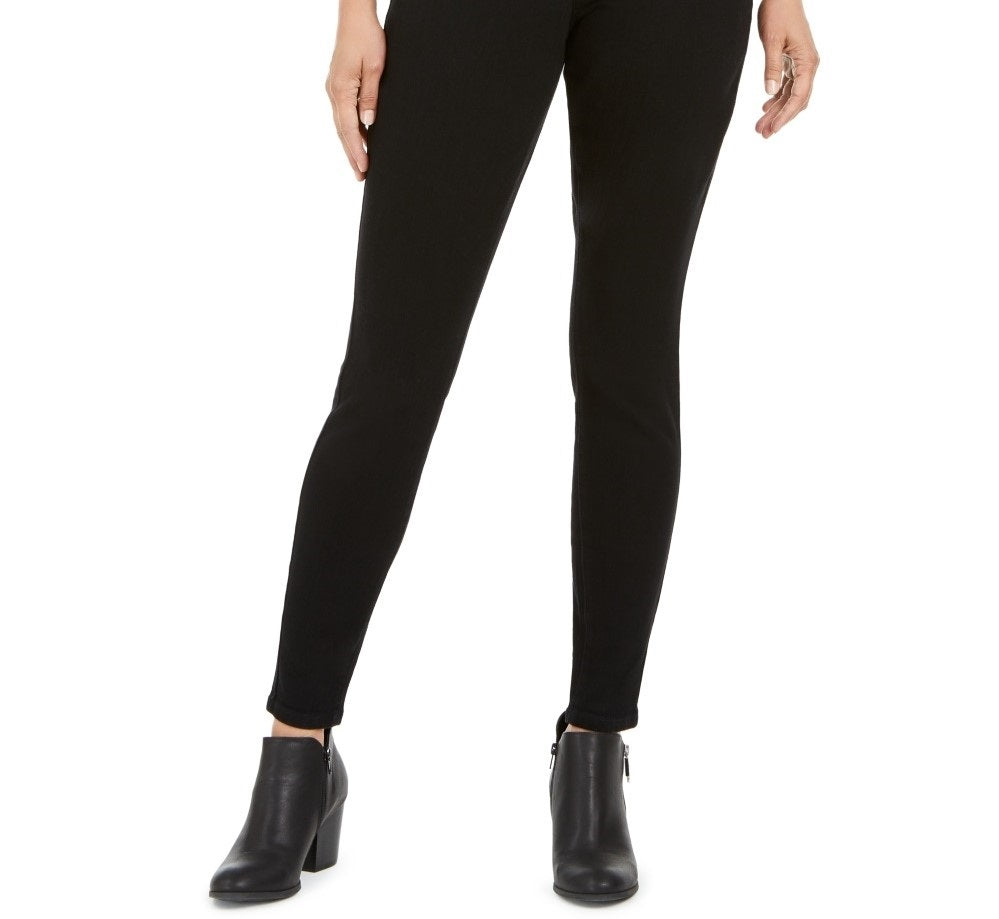 Style & Co Women's High Rise Curvy-Fit Jeggings  Black Size 6
