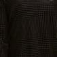 Charter Club Women's Black Patterned Long Sleeve Boat Neck Blouse Evening Top Black Size Petite Small
