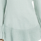 Style & Co Women's Ribbed Patterned Long Sleeve Jewel Neck Blouse Sweater Green Size Petite Small